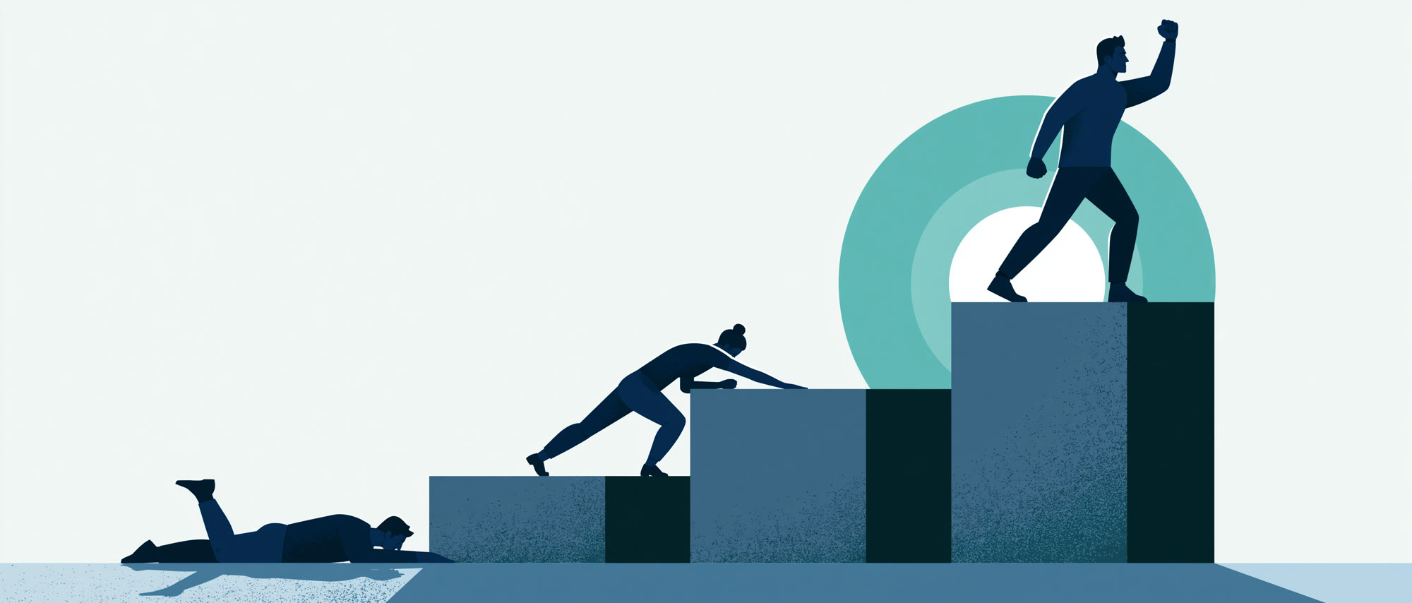Recover stage by stage, from rest to strength